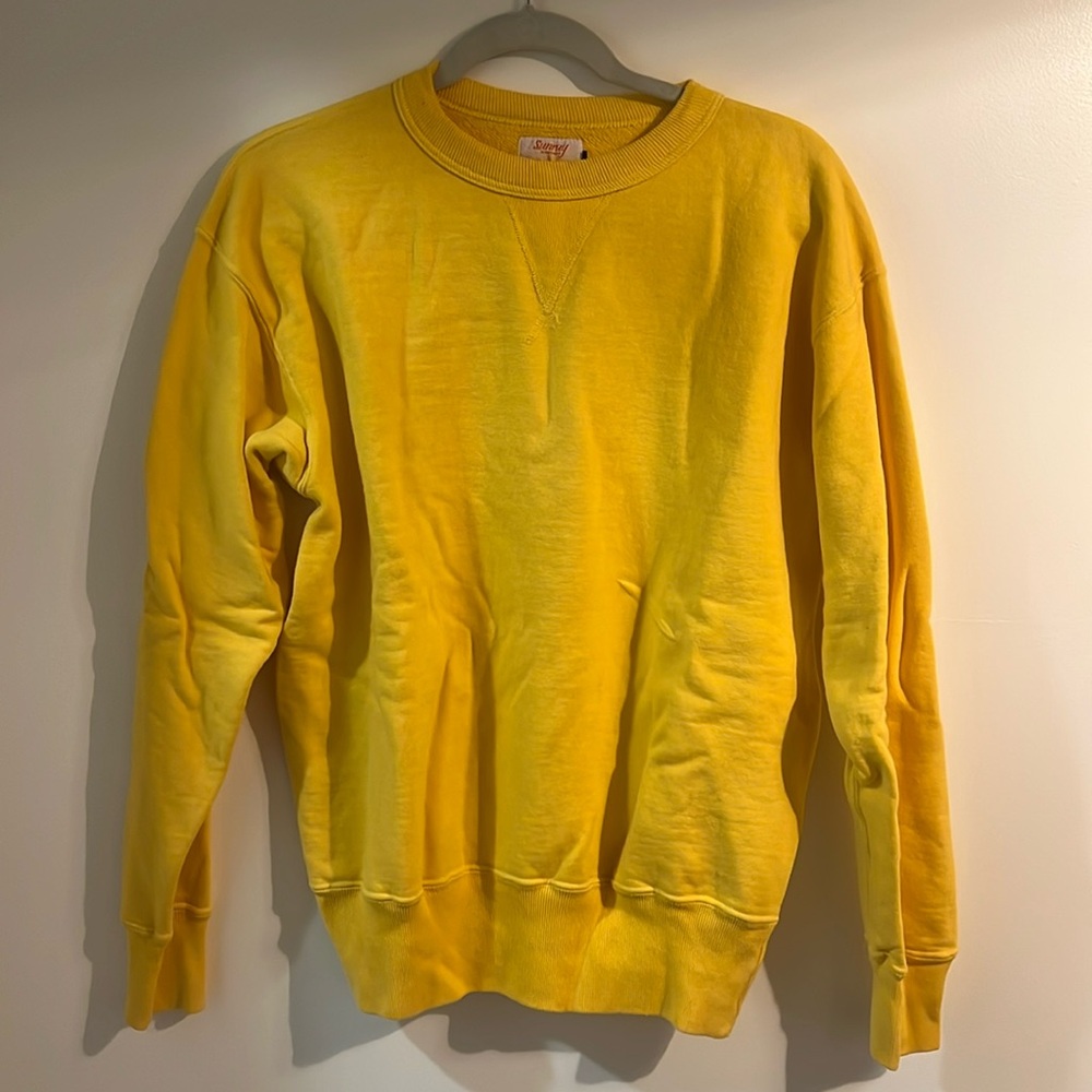 Sunray made in Japan French terry crew neck sweatshirt